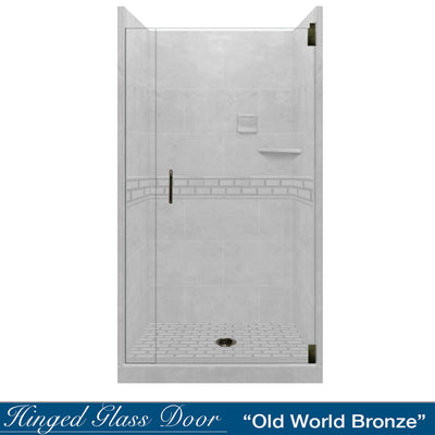 Subway Portland Cement Small Alcove Shower Kit
