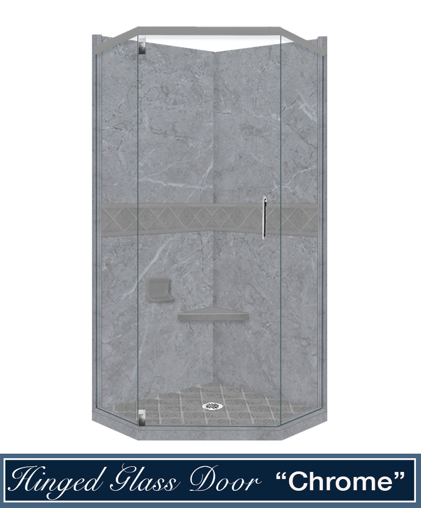 Grio Marble Diamond Neo Shower Enclosure Kit