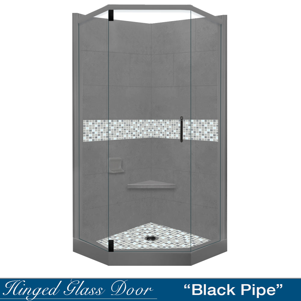 Del Mar Mosaic Wet Cement Neo Shower Enclosure Kit