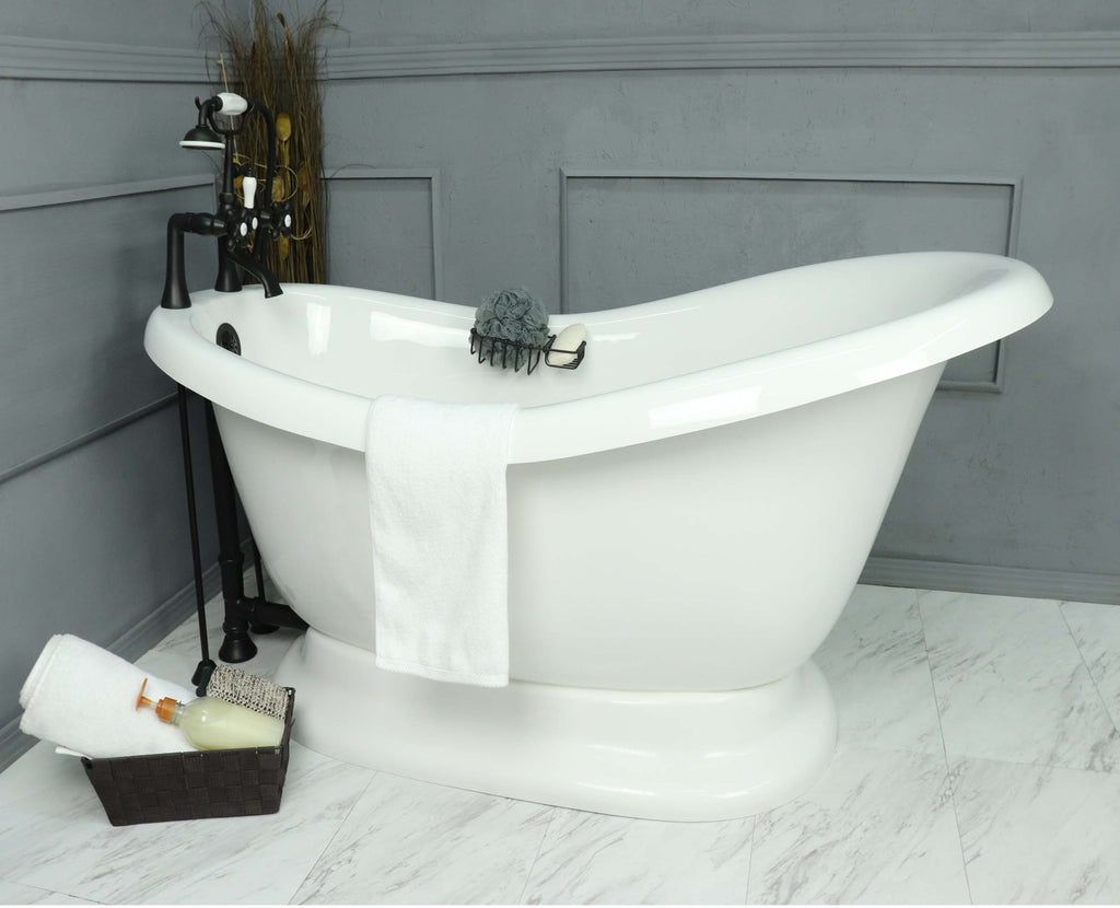 Tonca BathTub With Grips And Waste WT