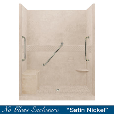 Freedom Classic Brown Sugar 60" Alcove Shower Kit