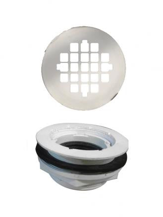 Shower Drain Assembly with Strainer  Shower Detail - American Bath Factory