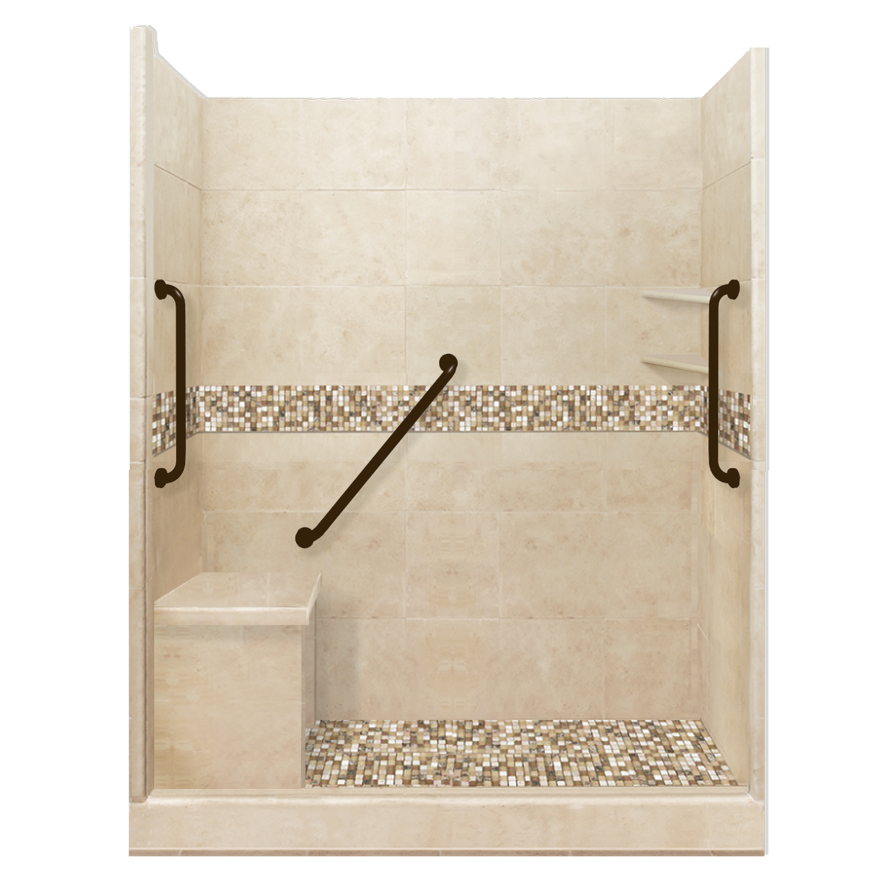 Alcove Freedom Package Upgrade  Shower Detail - American Bath Factory