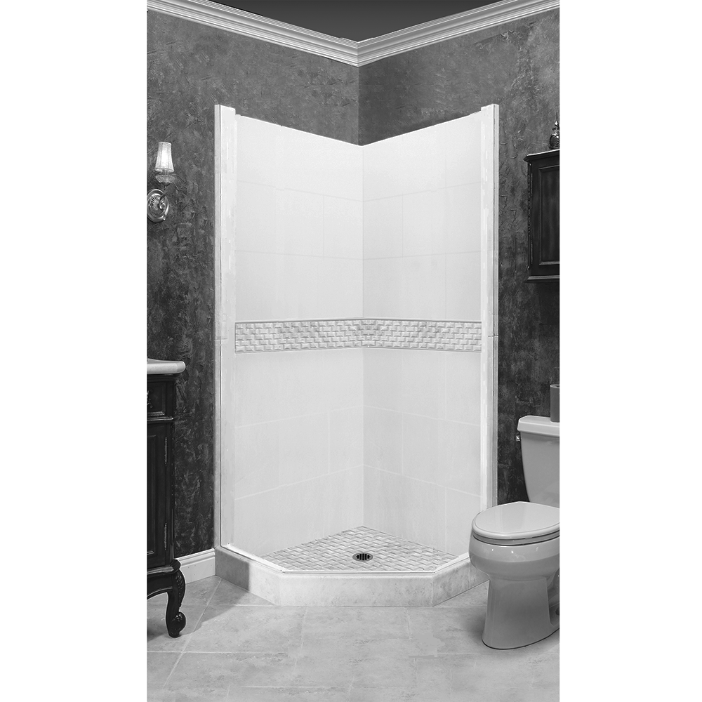 Custom Showers Your Way (Includes: Neo Corner Pan, Walls, Thresholds, and Optional Glass)