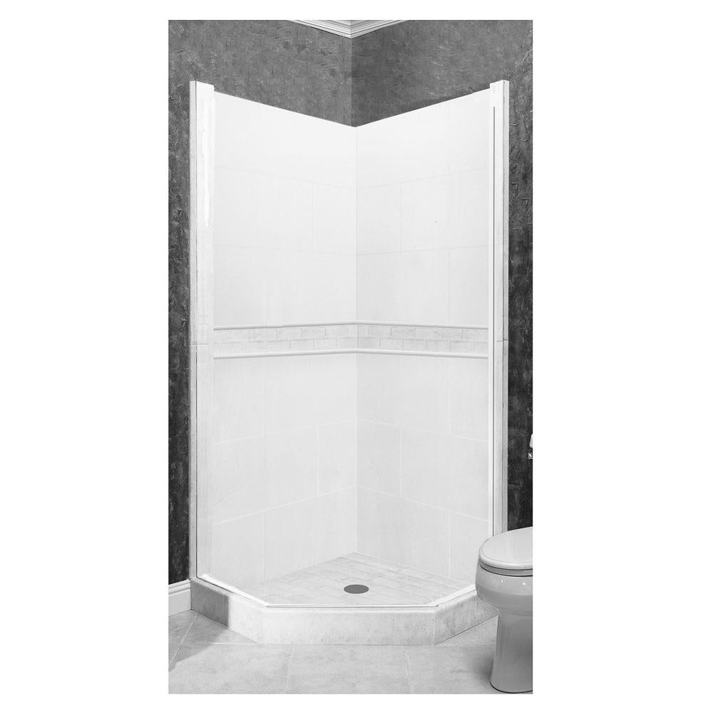 Custom Showers Your Way (Includes: Neo Corner Pan, Walls, Thresholds, and Optional Glass)