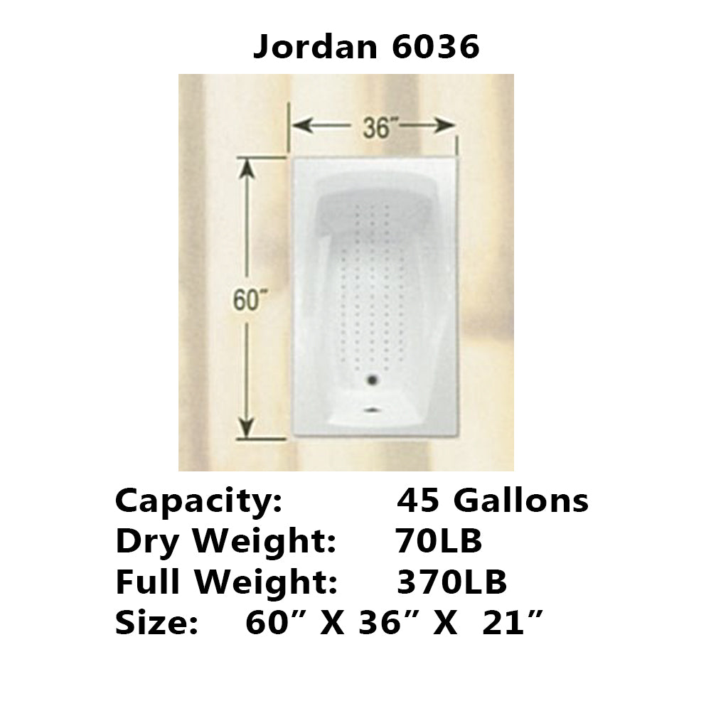Jordan drop in Bathtub