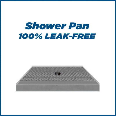 Jewel Wet Cement Small Alcove Shower Enclosure Kit