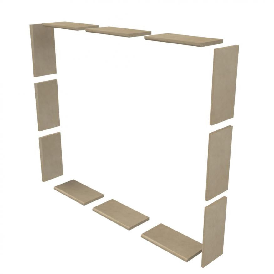 Add On Sistine Stone Window Tile Kits  Add On - American Bath Factory