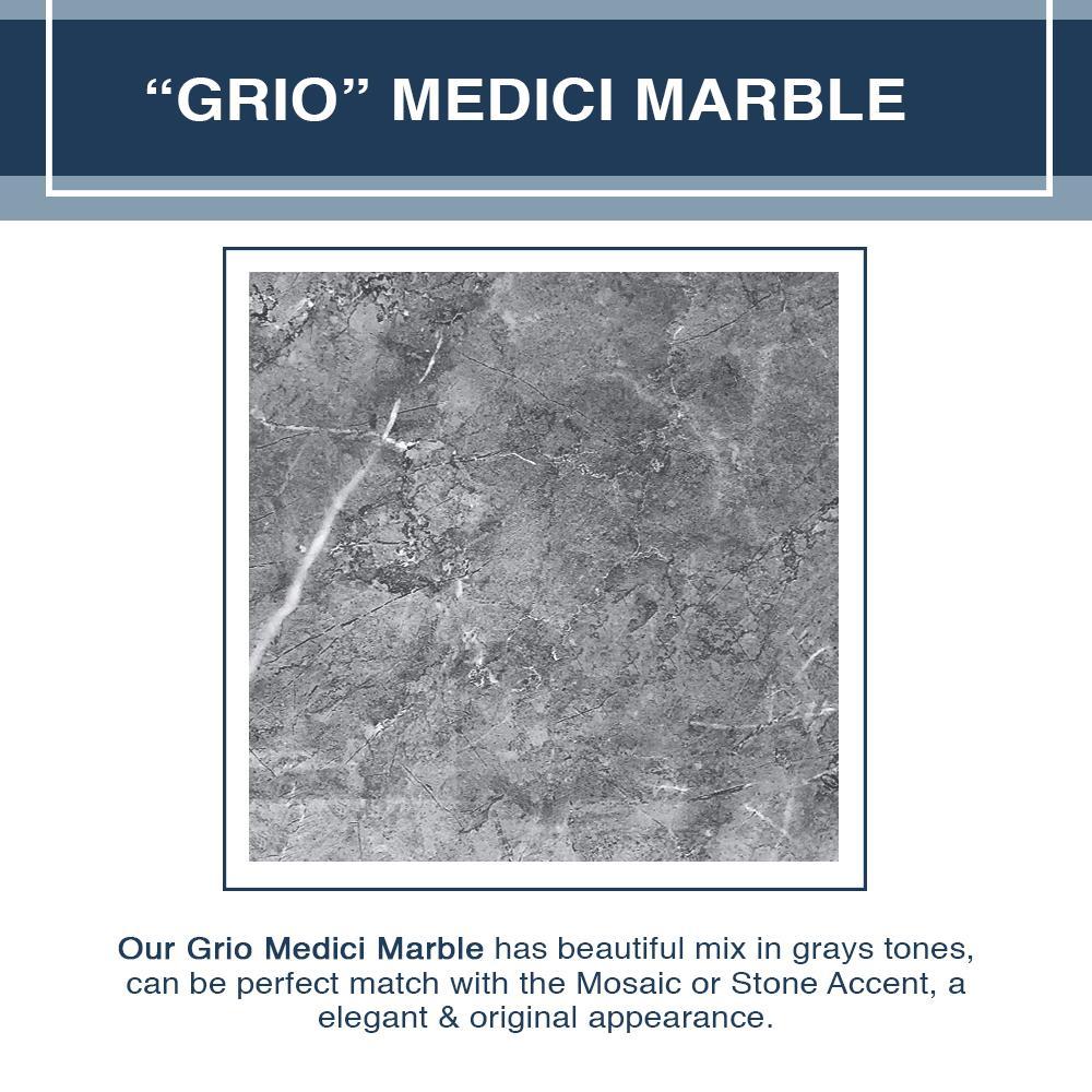 Freedom Grio Marble Classic Alcove Shower Enclosure Kit