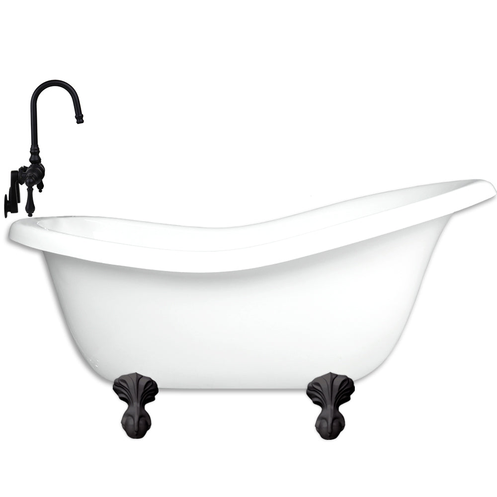 Slipper 60” Small Claw Feet & Drain - CLEARANCE – American Bath Factory