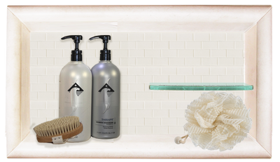 Designer Collection Horizontal Shampoo Shelf  Accessory - American Bath Factory