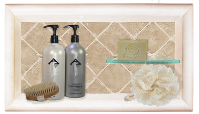Designer Collection Horizontal Shampoo Shelf  Accessory - American Bath Factory