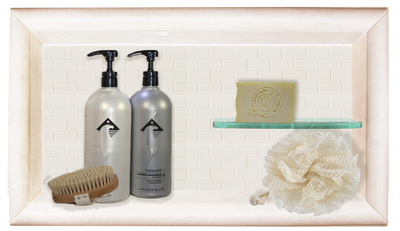 Designer Collection Horizontal Shampoo Shelf  Accessory - American Bath Factory