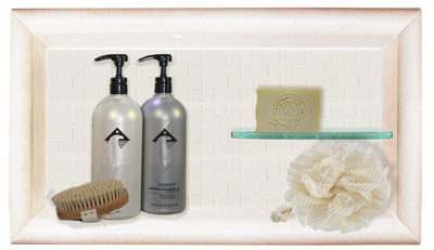 Add On Designer Collection Horizontal Shampoo Shelf  Add On - American Bath Factory