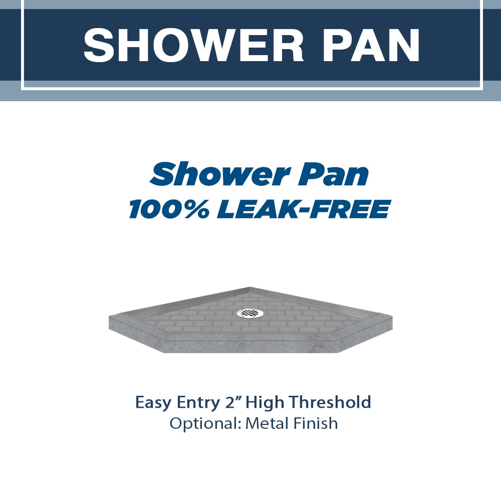Grio Marble Subway Neo Shower Enclosure Kit