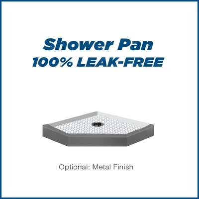 Pearl Hex Mosaic Wet Cement Neo Shower Kit