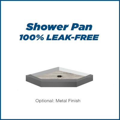 Lifeproof-Sterling Oak Wet Cement Neo Shower Kit