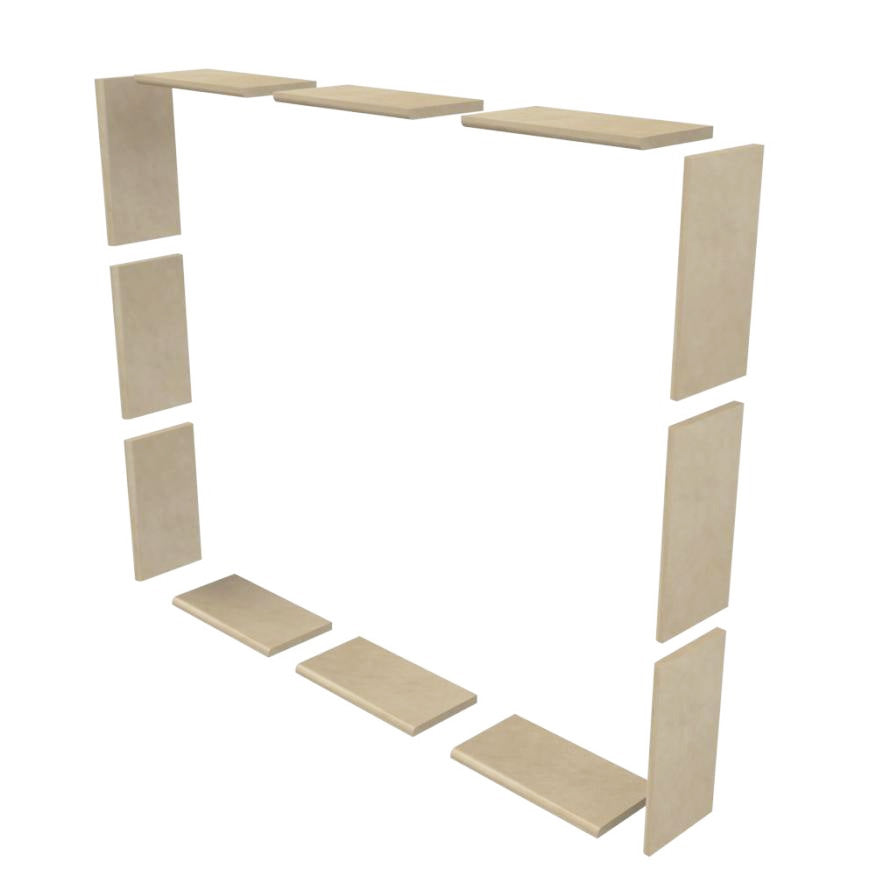 Add On Sistine Stone Window Tile Kits  Add On - American Bath Factory
