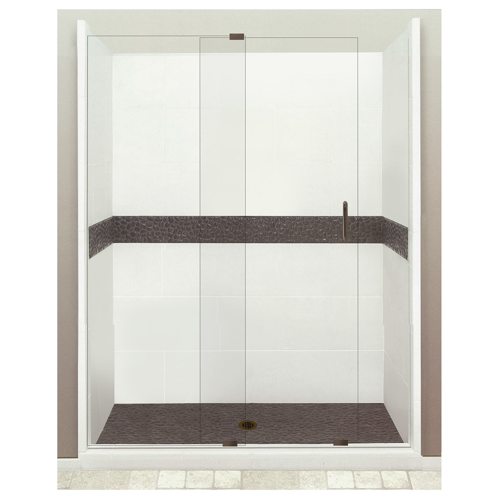 60" Alcove Zen Shower Kits  Shower - American Bath Factory