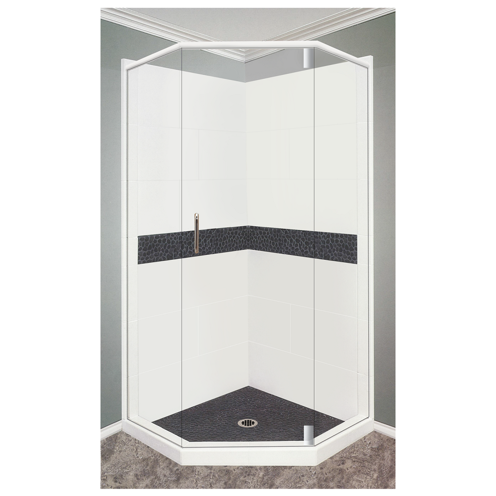 Custom Showers Your Way (Includes: Neo Corner Pan, Walls, Thresholds, and Optional Glass)