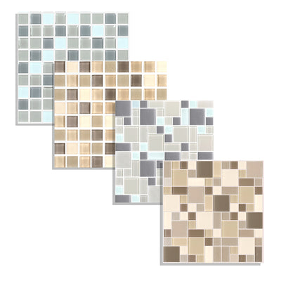 Add On 12" X 12" Mosaic Glass Tiles (22 pcs)