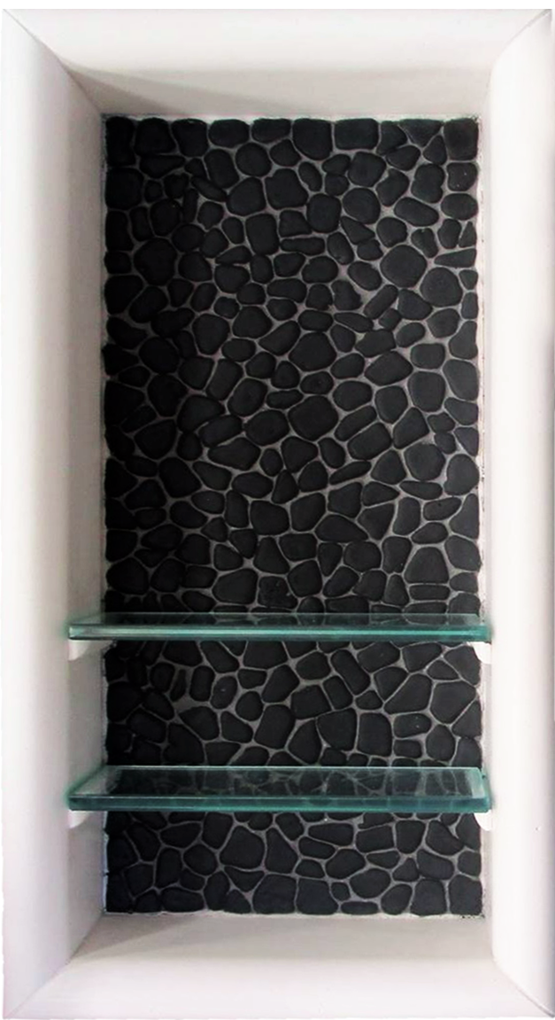 Add On Designer Collection Vertical Shampoo Shelf  Add On - American Bath Factory